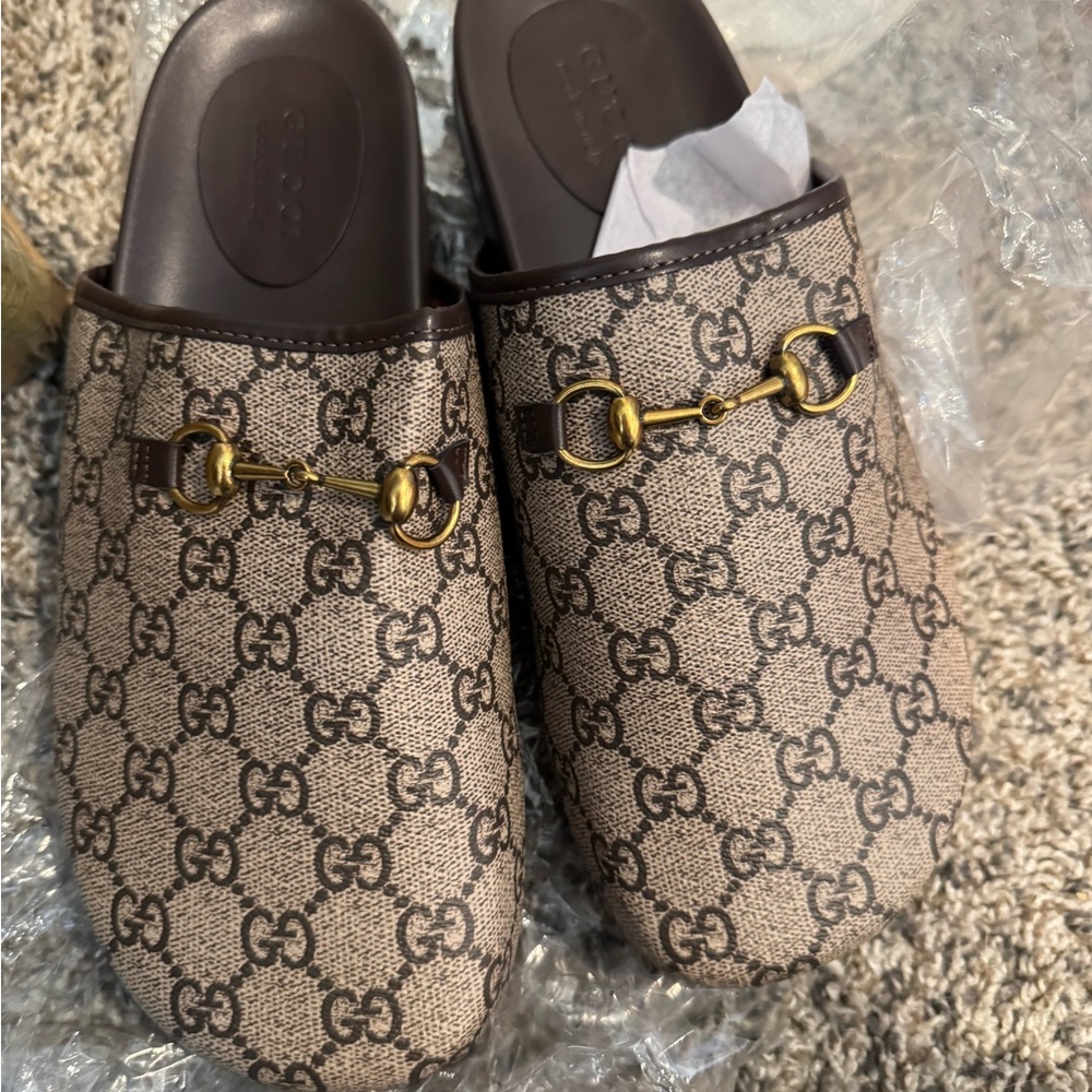 Patterned Slide Sandals - image 4